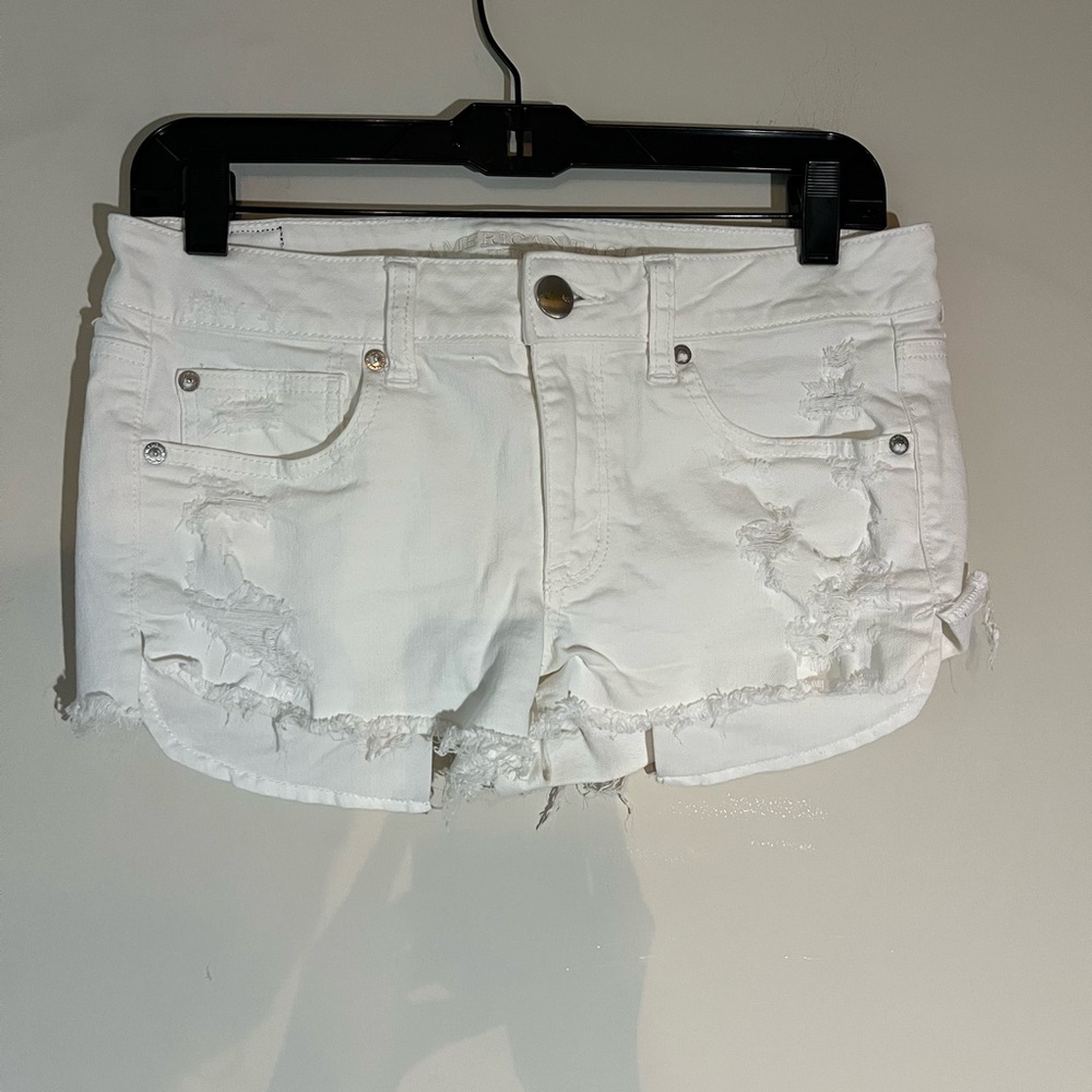 AE white shorts